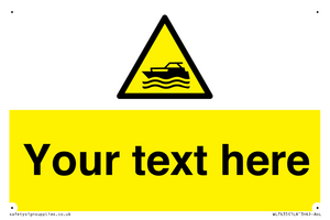 Custom Warning motorised watercraft